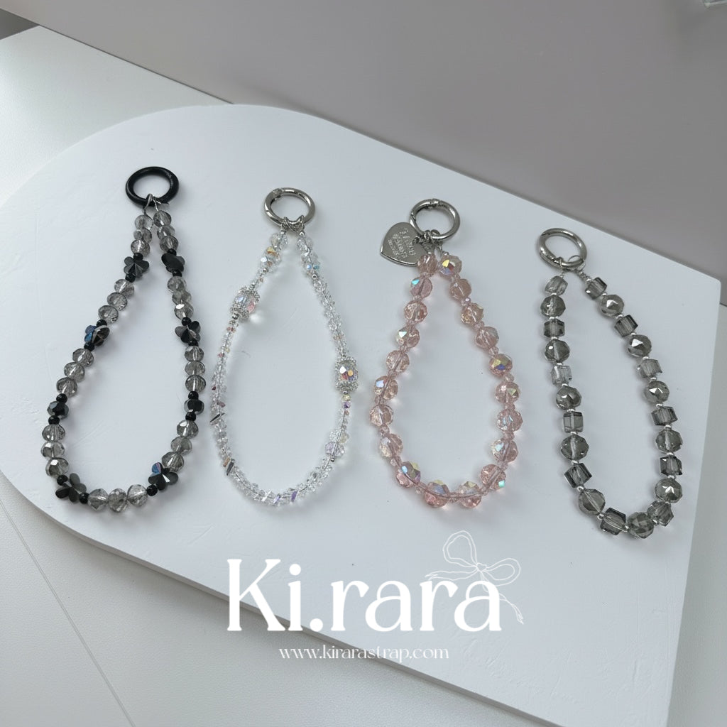 Lumière Crystal Strap|K9 Glass Beads|Kira.ra
