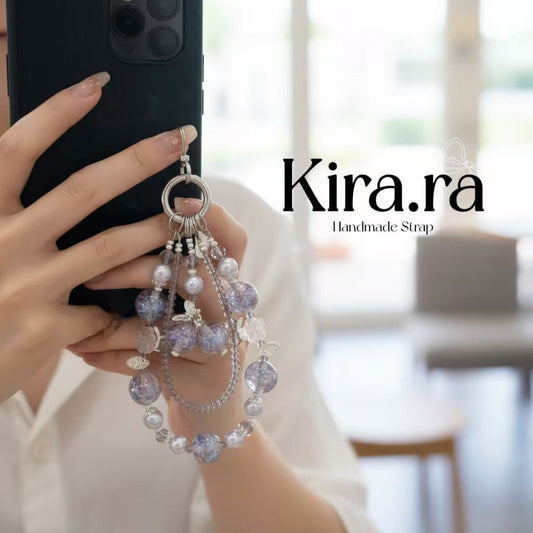 Lilac Dream Phone strap | Kira.ra Handmade Charm Keychain