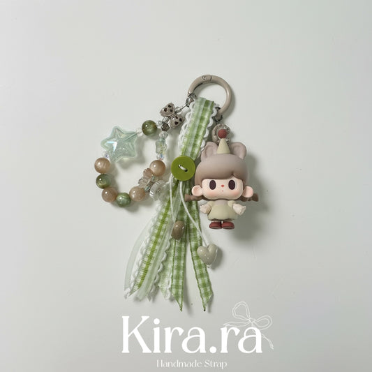 TUTUBear Beaded Phone Strap | Kira.ra Pop Bean Charm Keychain
