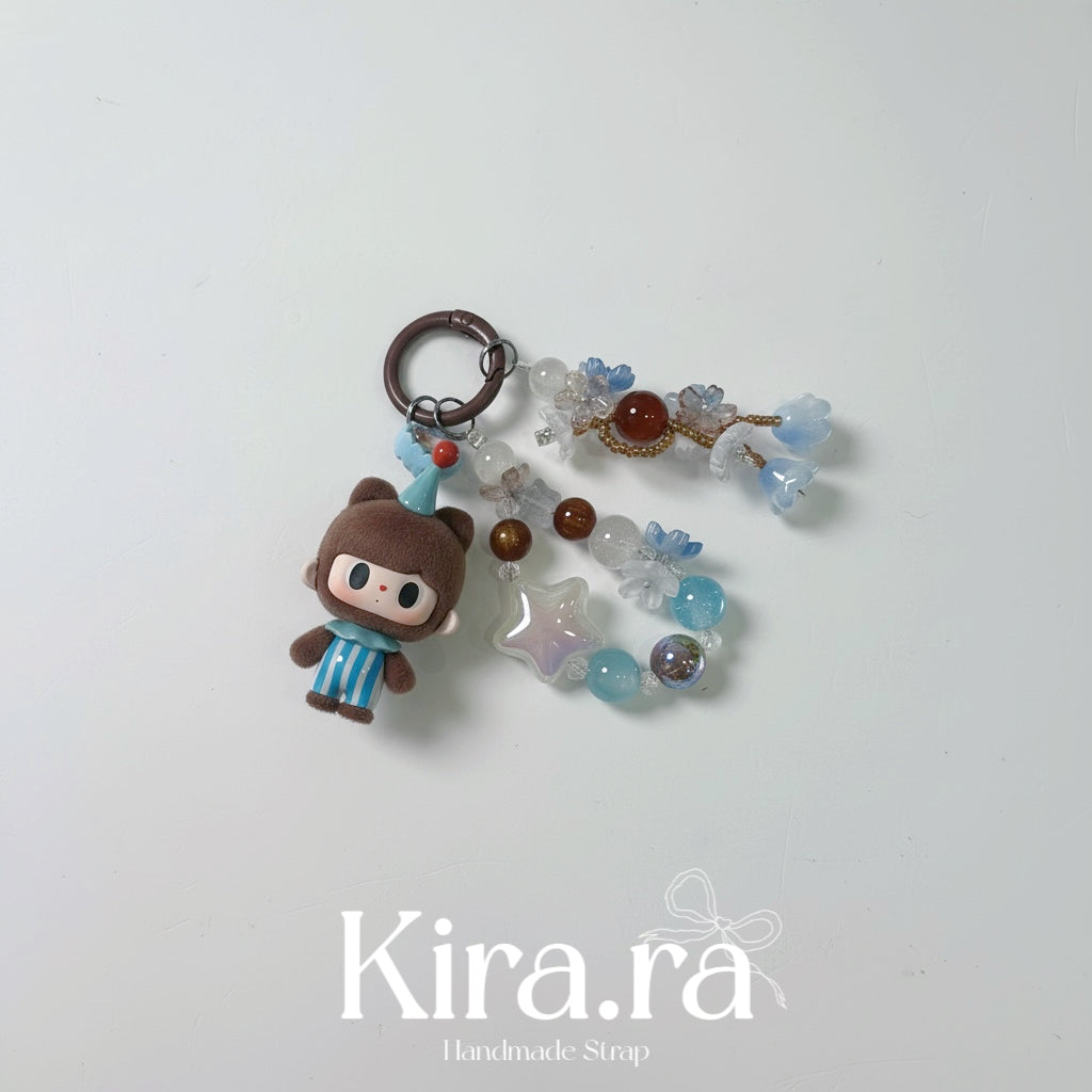 TUTUBear Beaded Phone Strap | Kira.ra Pop Bean Charm Keychain