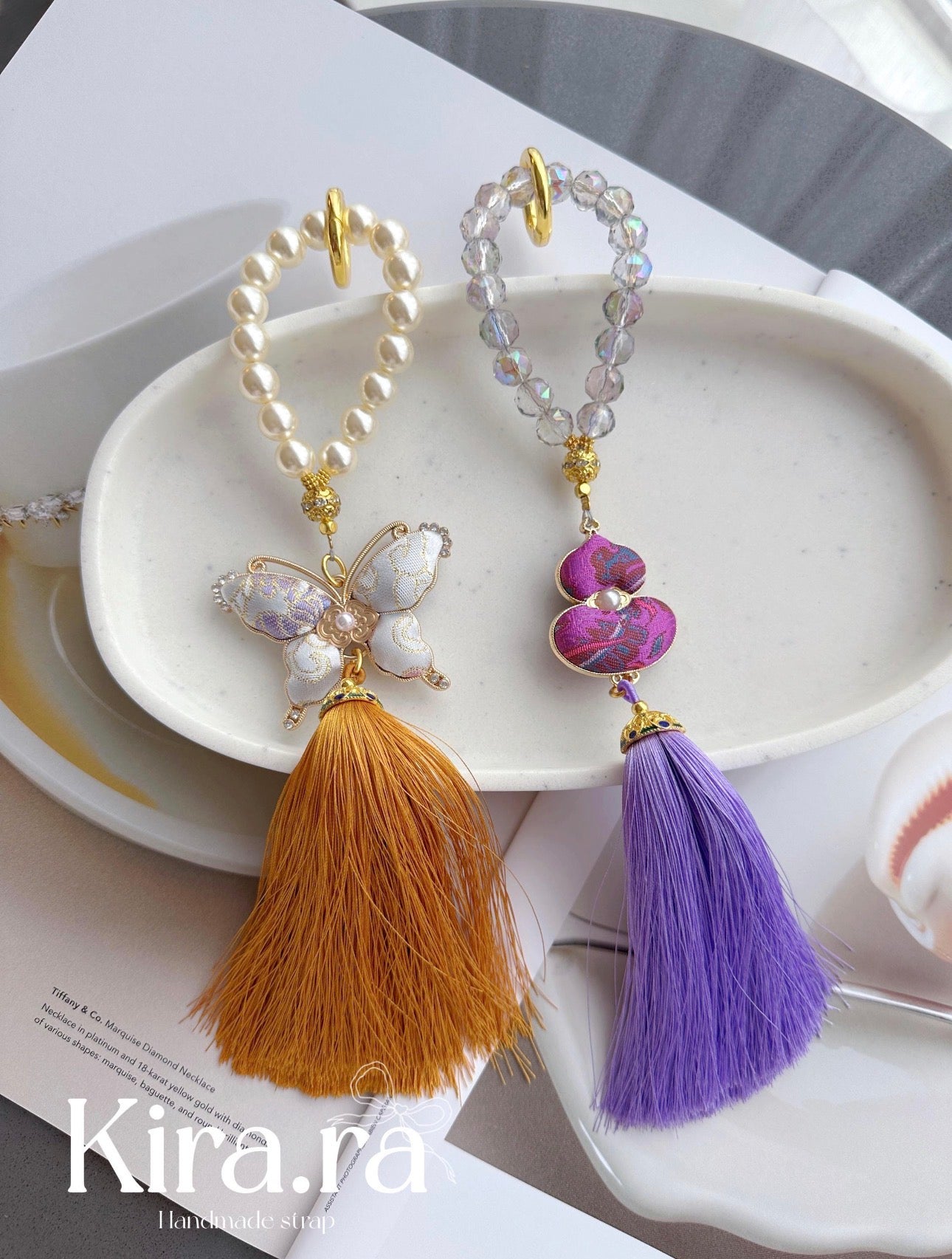 Oriental Tassel Charm | Handmade Keychain & Bag Charm | Kira.ra