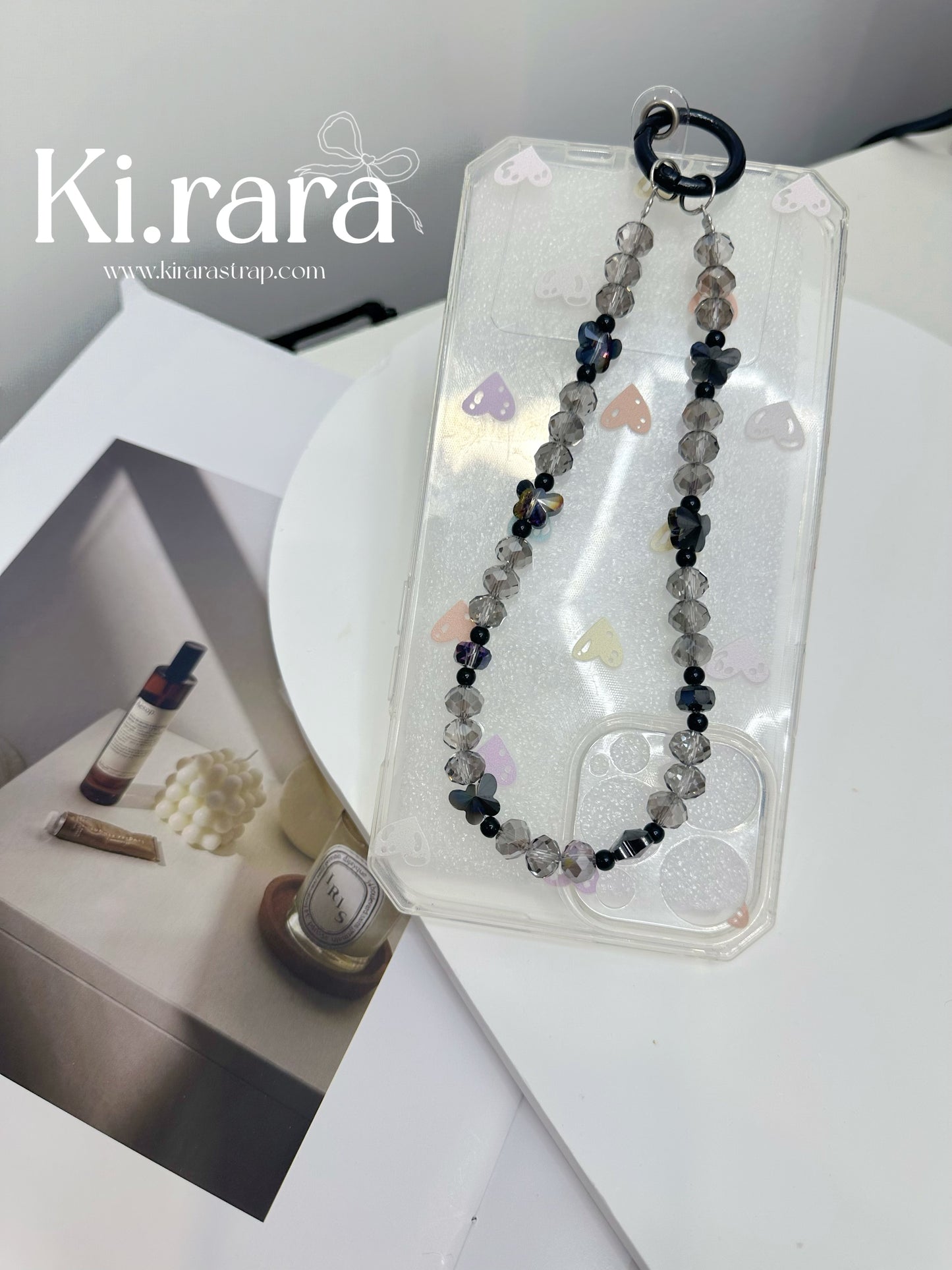 Lumière Crystal Strap｜K9 Glass Beads｜Kira.ra