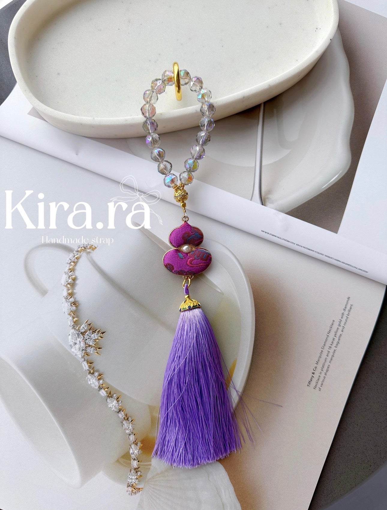 Oriental Tassel Charm | Handmade Keychain & Bag Charm | Kira.ra