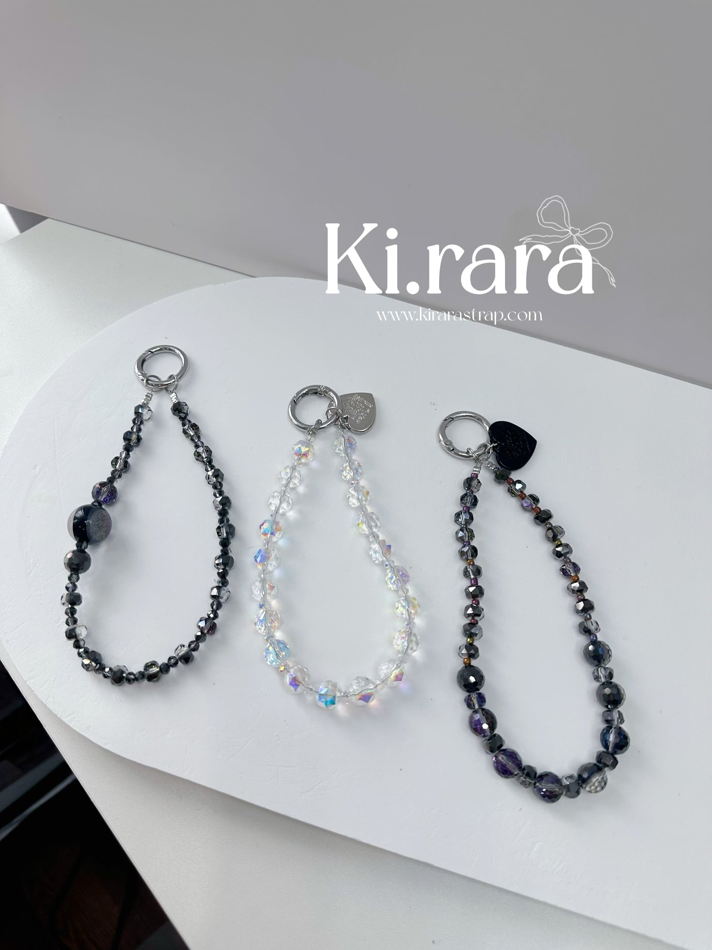 Lumière Crystal Strap｜K9 Glass Beads｜Kira.ra