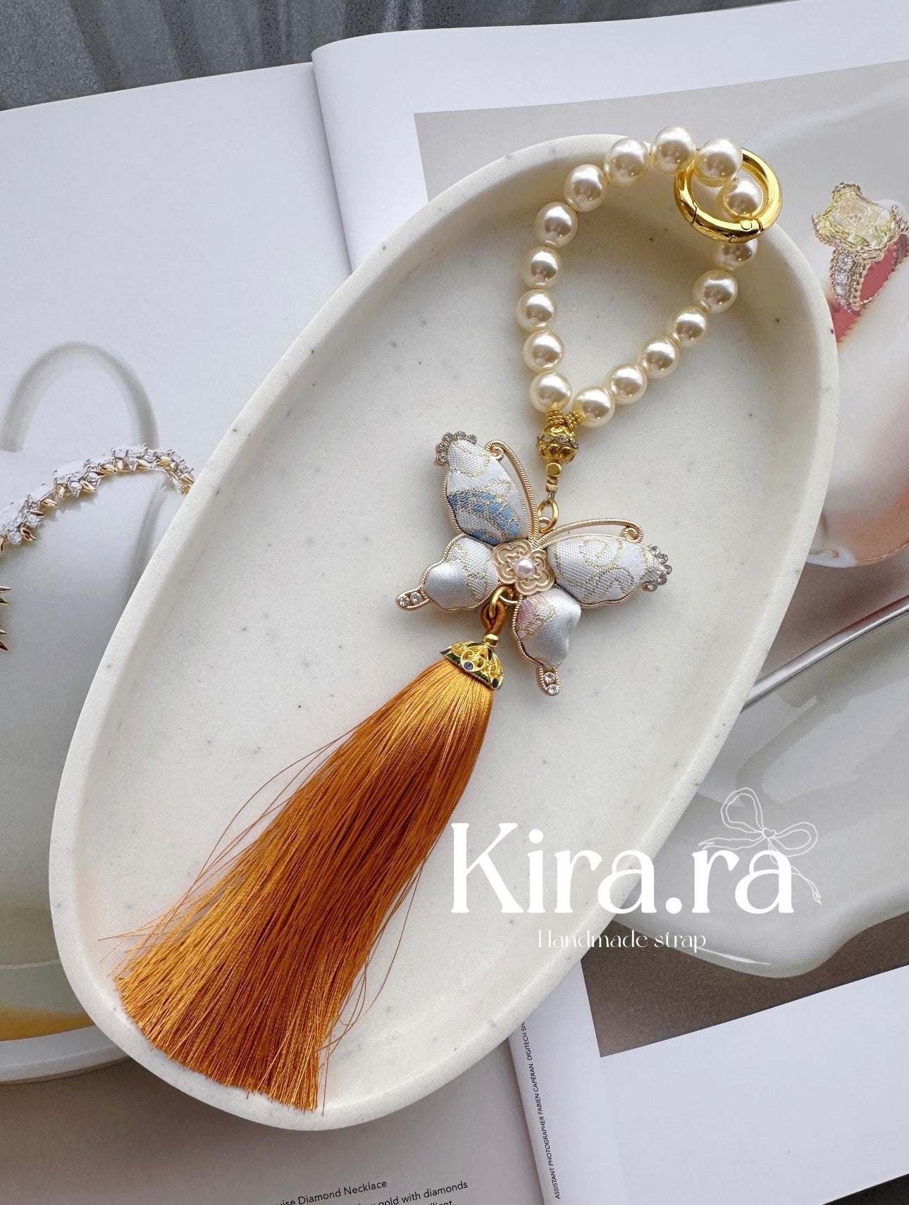 Oriental Tassel Charm | Handmade Keychain & Bag Charm | Kira.ra