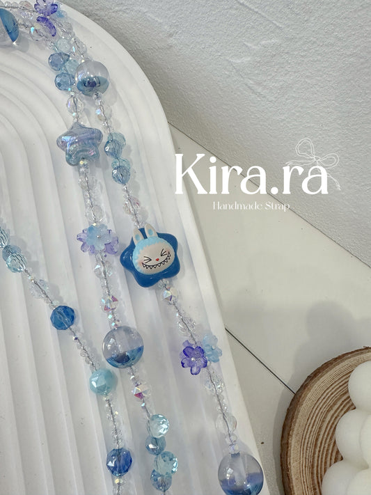Dreamy Crystal Crossbody Phone Strap | Handmade Beaded Phone Chain | Kira.ra