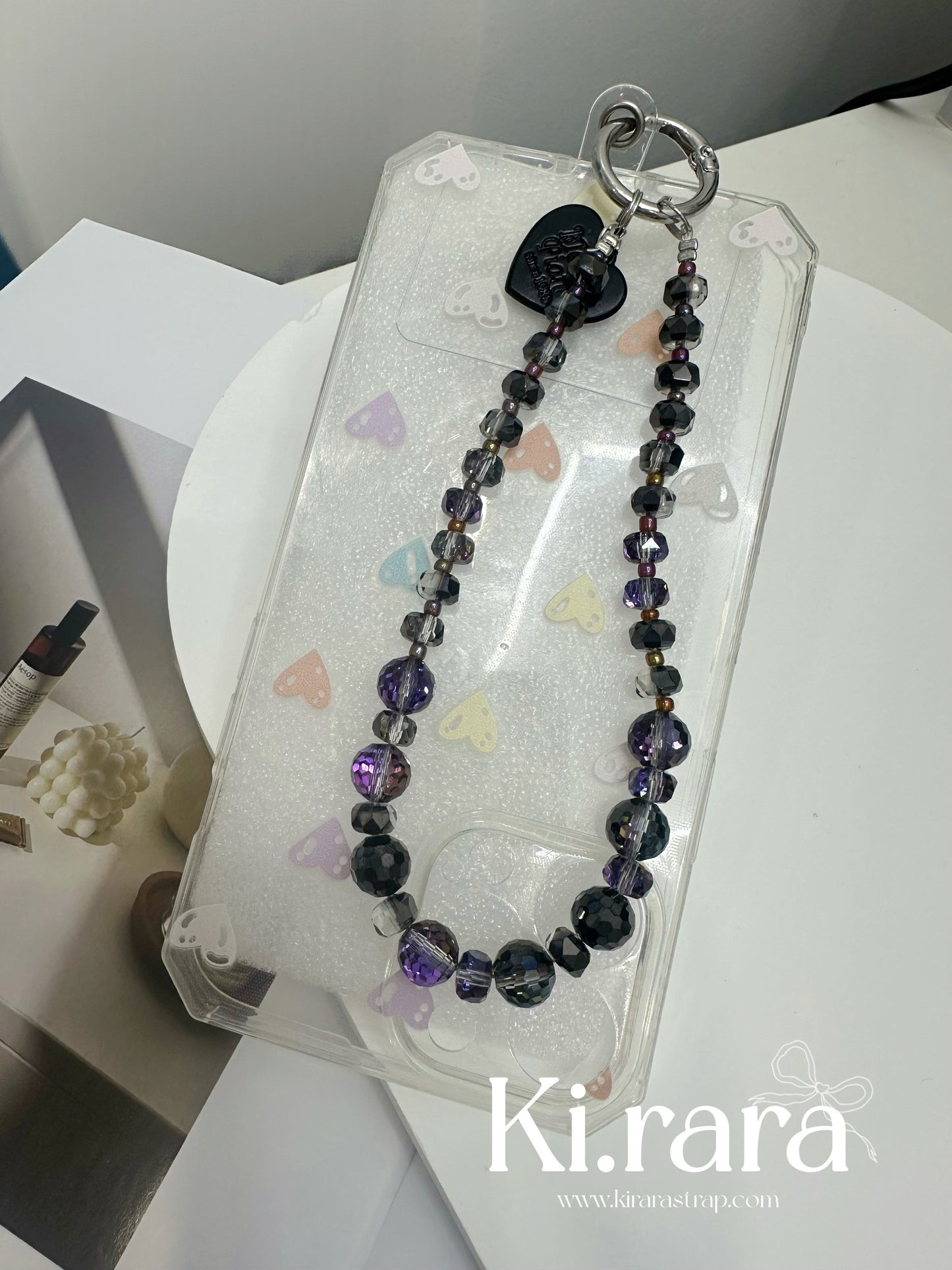 Lumière Crystal Strap｜K9 Glass Beads｜Kira.ra