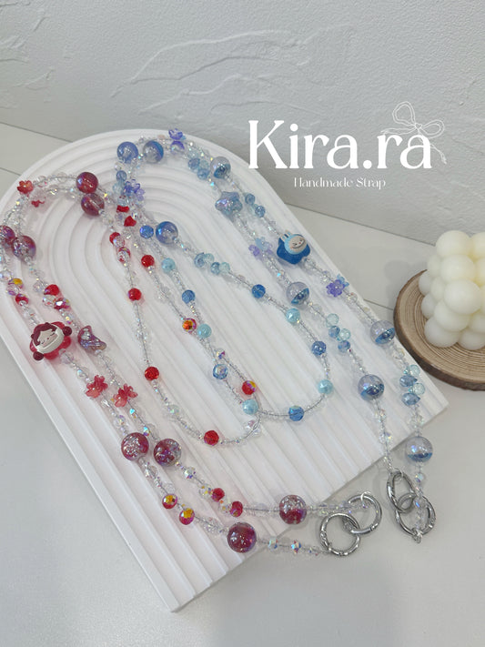 Dreamy Crystal Crossbody Phone Strap | Handmade Beaded Phone Chain | Kira.ra