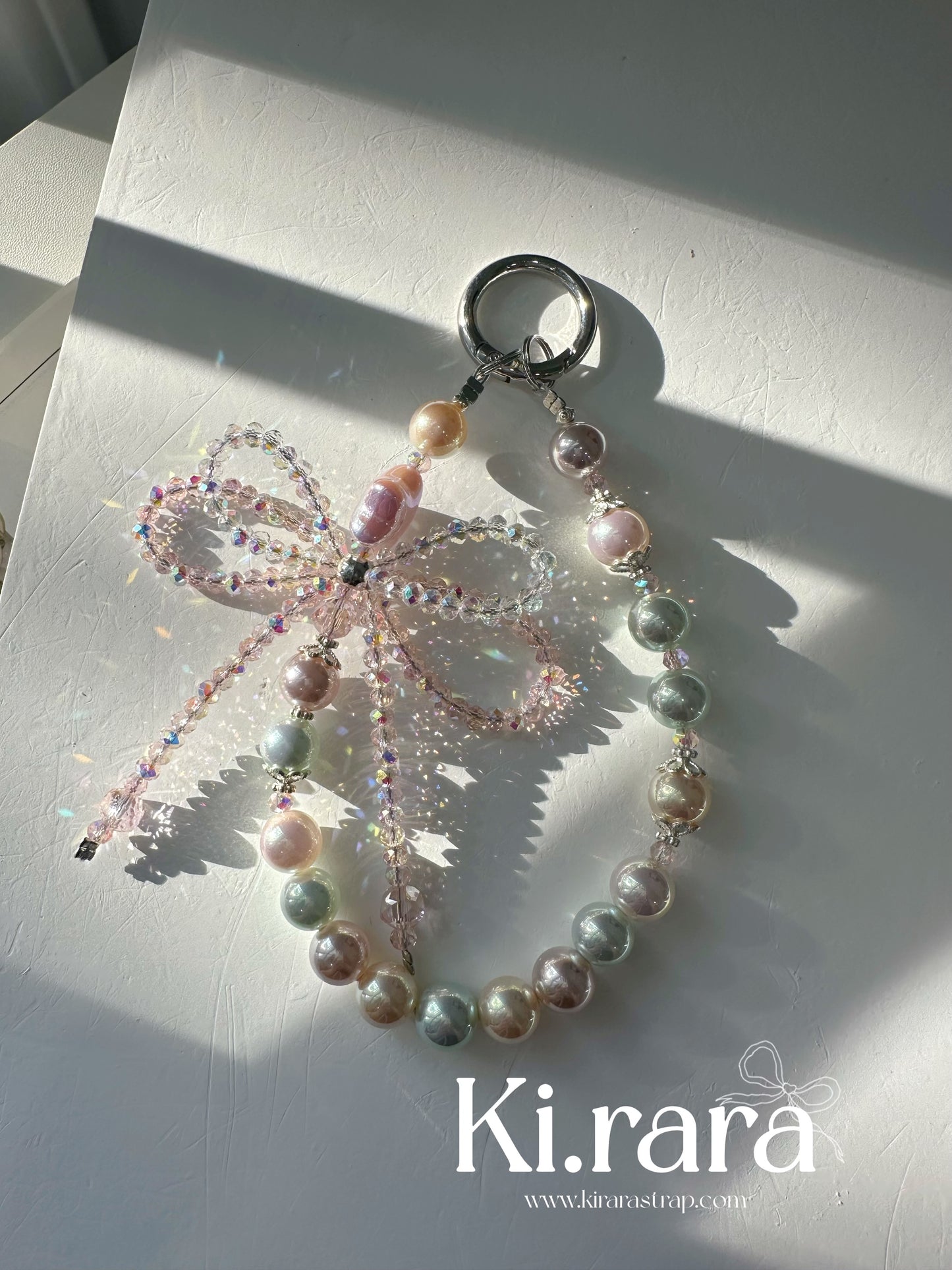 Handmade Crystal Bow Charm | Phone Charm, Keychain & Bag Charm | 2 Colors