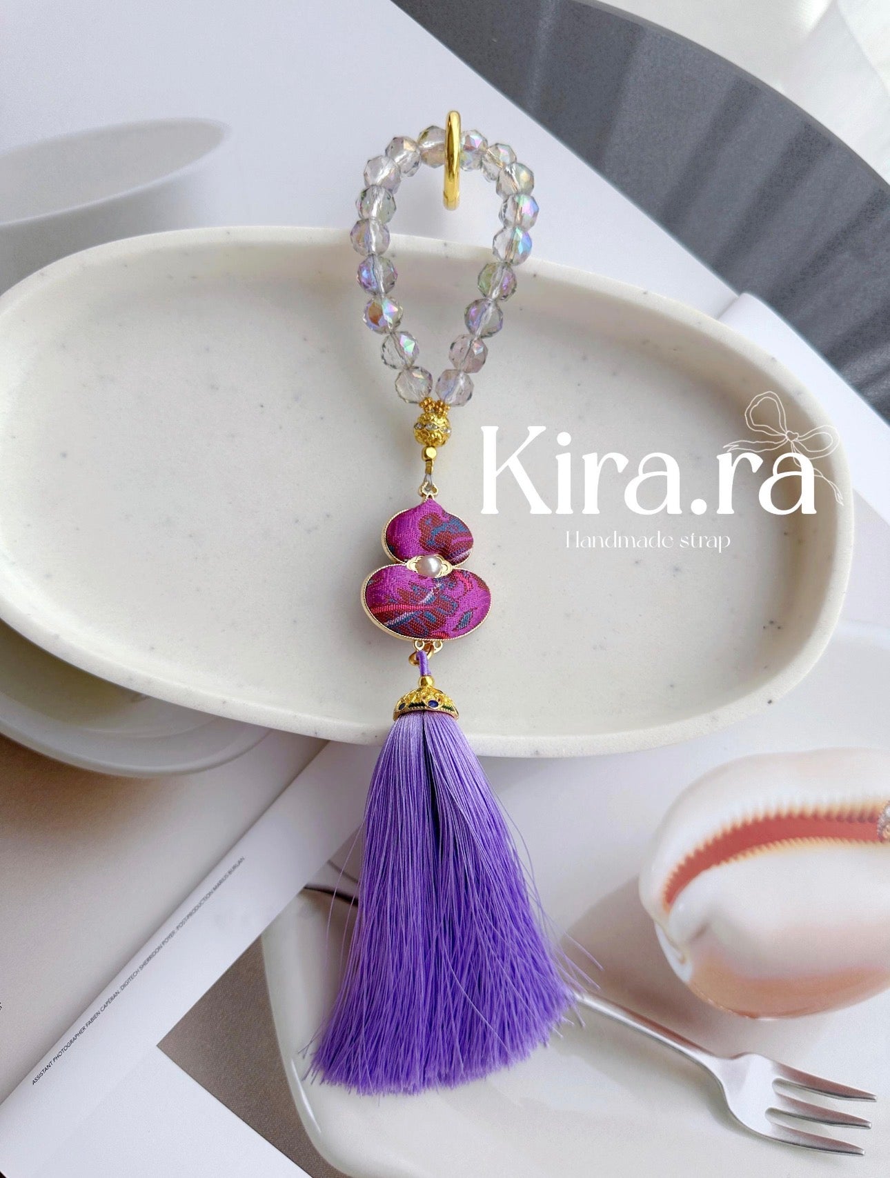 Oriental Tassel Charm | Handmade Keychain & Bag Charm | Kira.ra