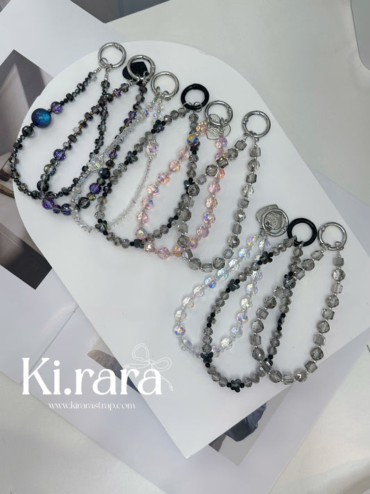 Lumière Crystal Strap｜K9 Glass Beads｜Kira.ra
