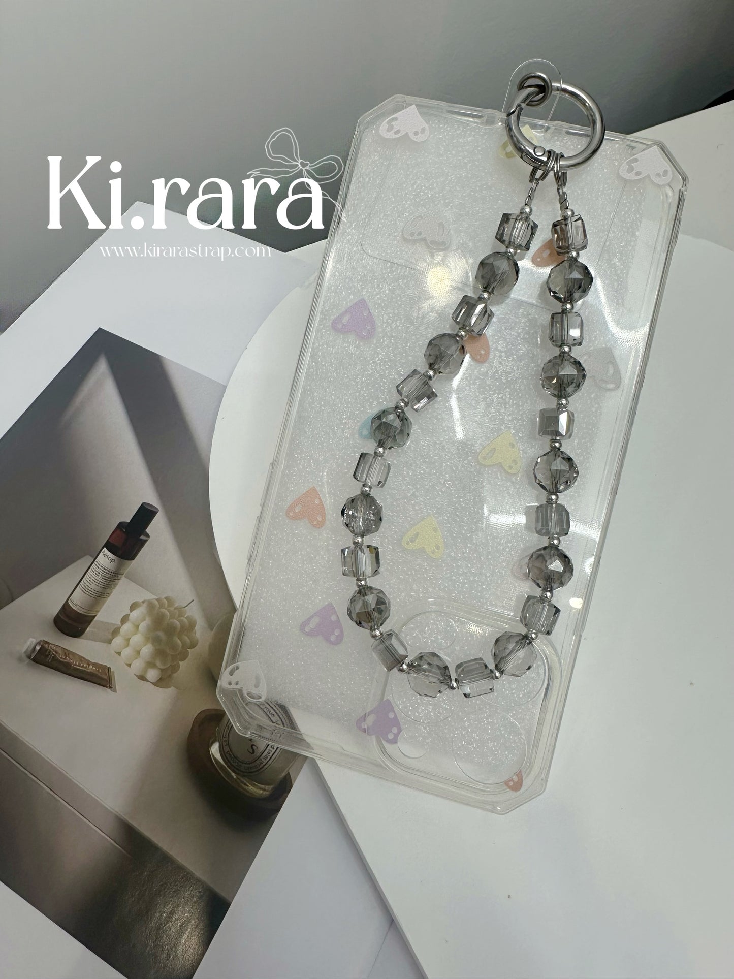 Lumière Crystal Strap｜K9 Glass Beads｜Kira.ra