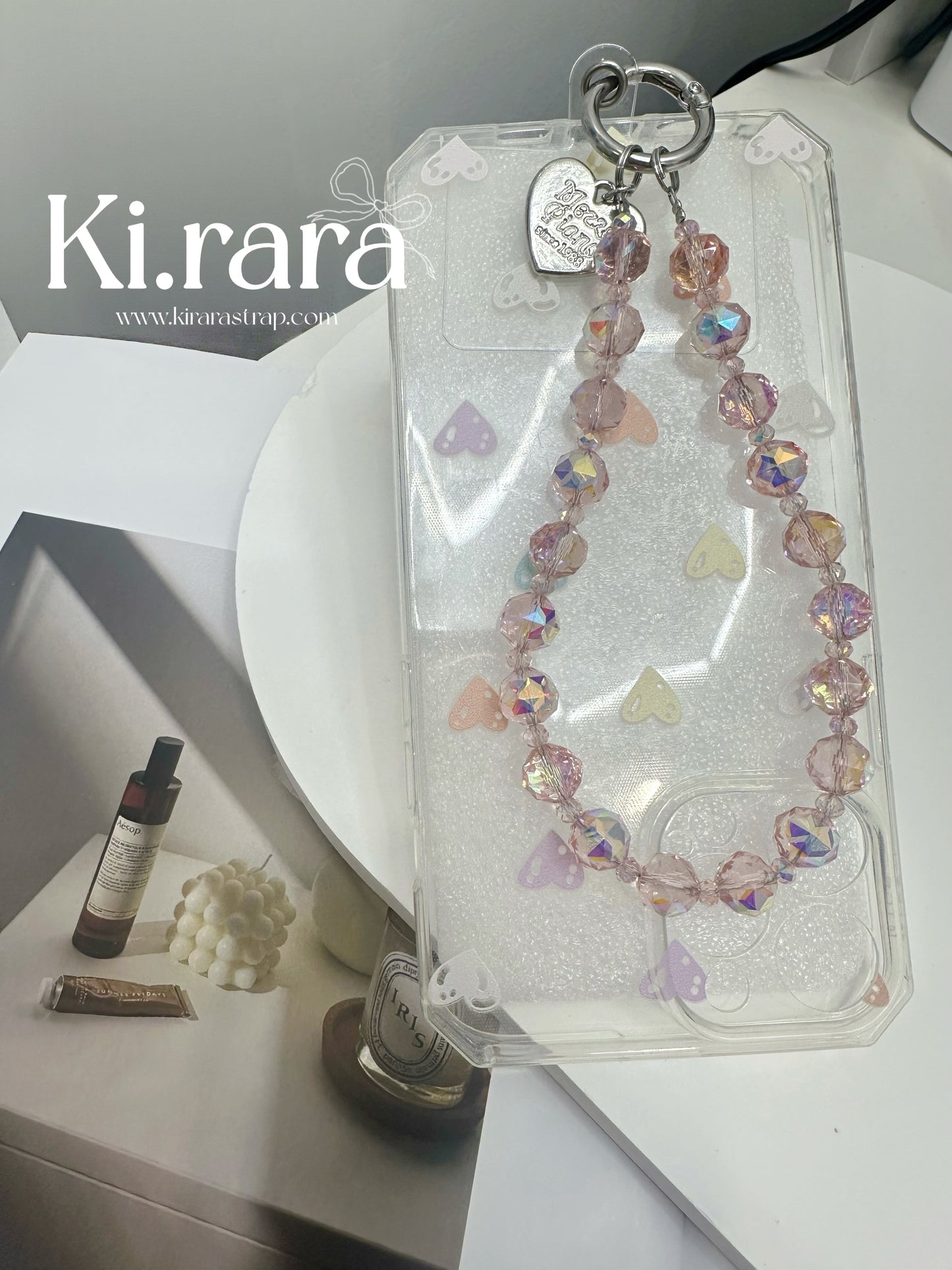 Lumière Crystal Strap｜K9 Glass Beads｜Kira.ra