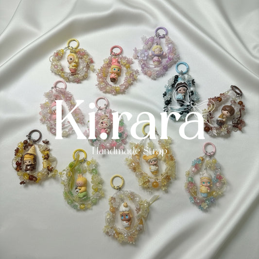 Pop Bean Floral Loop Charm – Handmade Beaded Strap | 12 Designs