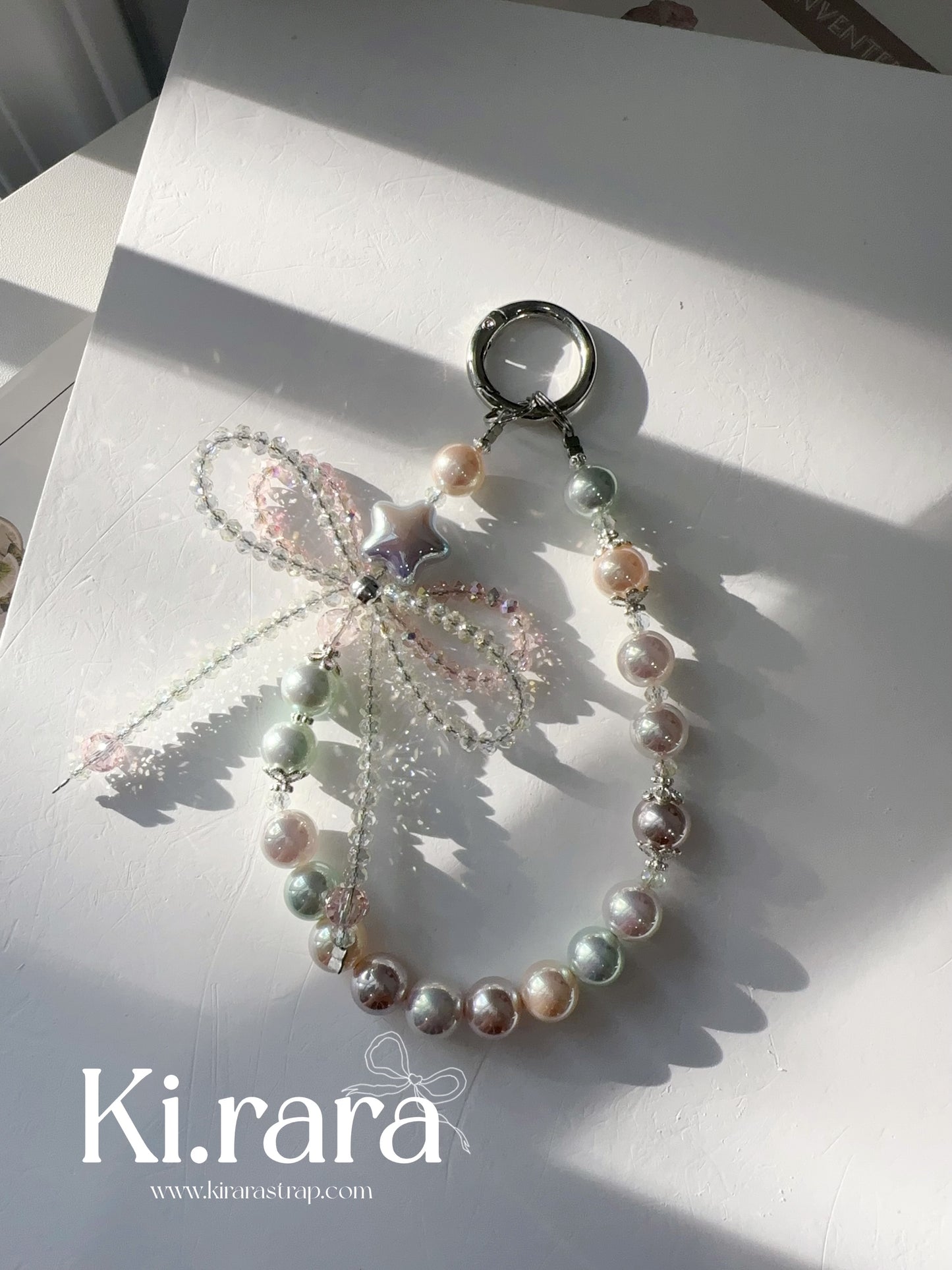 Handmade Crystal Bow Charm | Phone Charm, Keychain & Bag Charm | 2 Colors