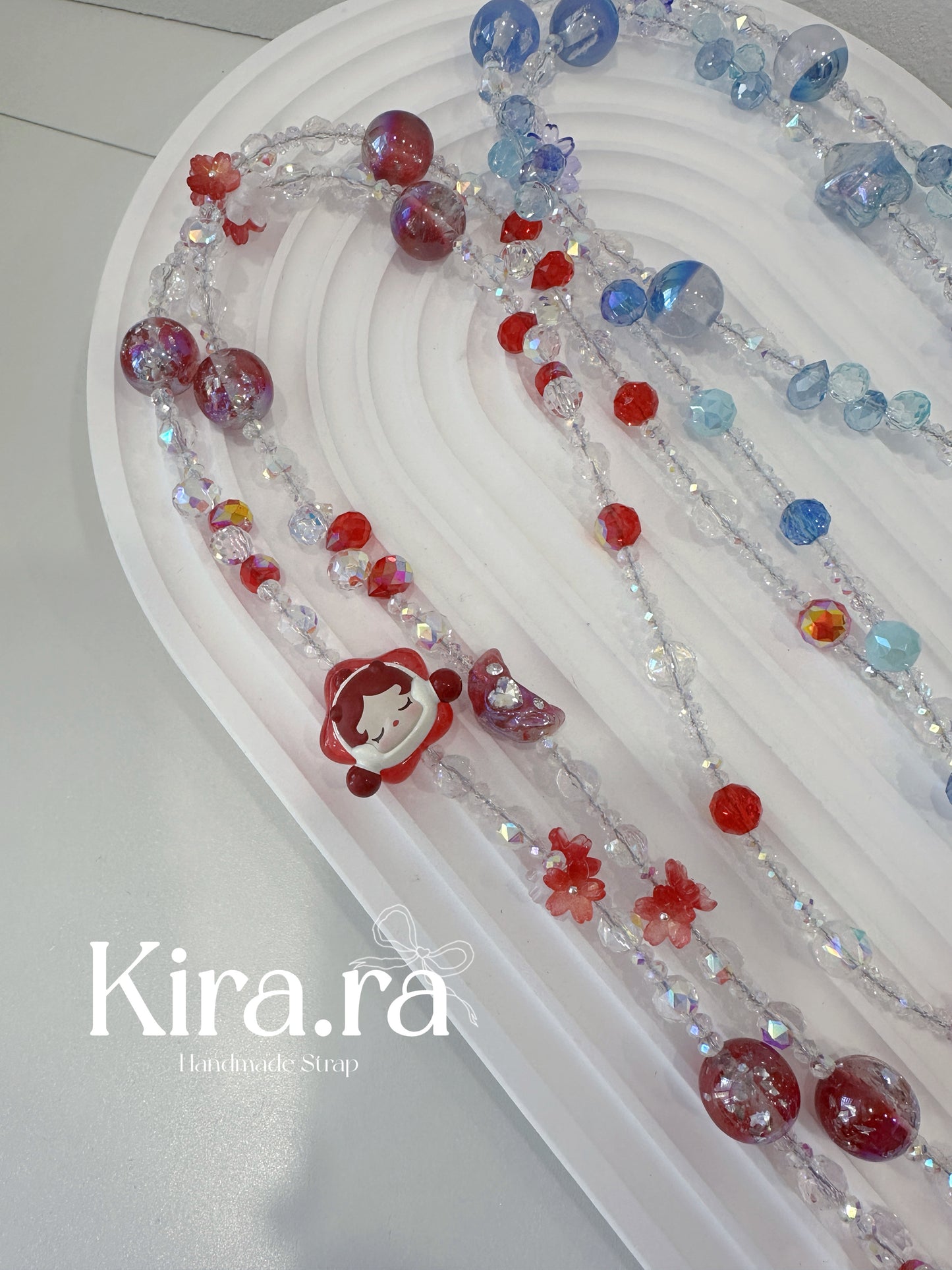 Dreamy Crystal Crossbody Phone Strap | Handmade Beaded Phone Chain | Kira.ra