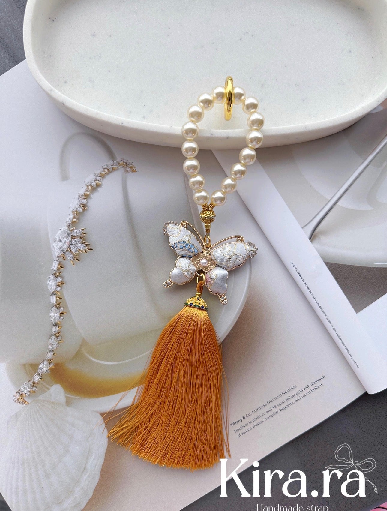 Oriental Tassel Charm | Handmade Keychain & Bag Charm | Kira.ra