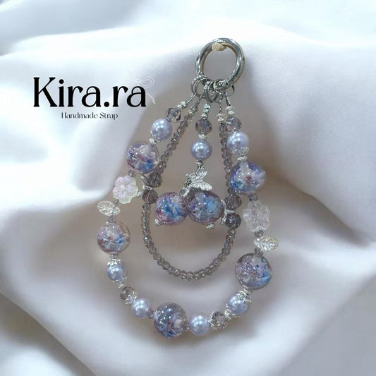 Lilac Dream Phone strap | Kira.ra Handmade Charm Keychain
